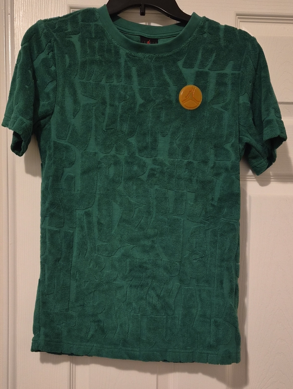 Kids Green Short-Sleeve Terry T-Shirt - Unbranded